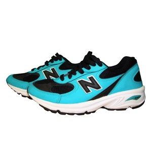 New Balance Men's M498LB USA Turquoise Athletic Shoes SZ 8 Y2K RARE VINTAGE EUC